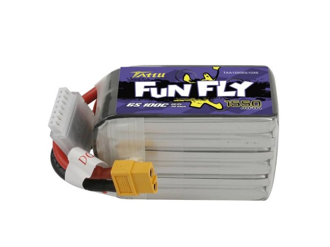 Baterie Tattu Funfly 1550mAh 22,2V 100C 6S1P XT60