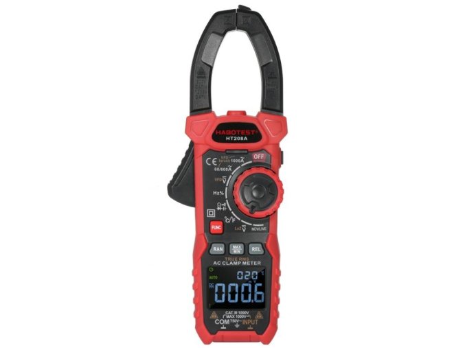 Digitální klešťový měřič Habotest HT208A True RMS