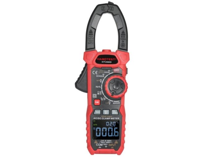 Digitální klešťový přístroj Habotest HT208D