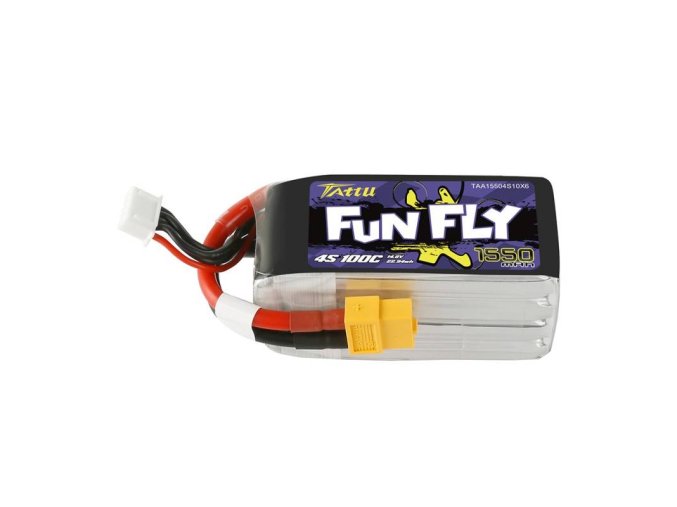 Baterie Tattu Funfly 1550mAh 14,8V 100C 4S1P