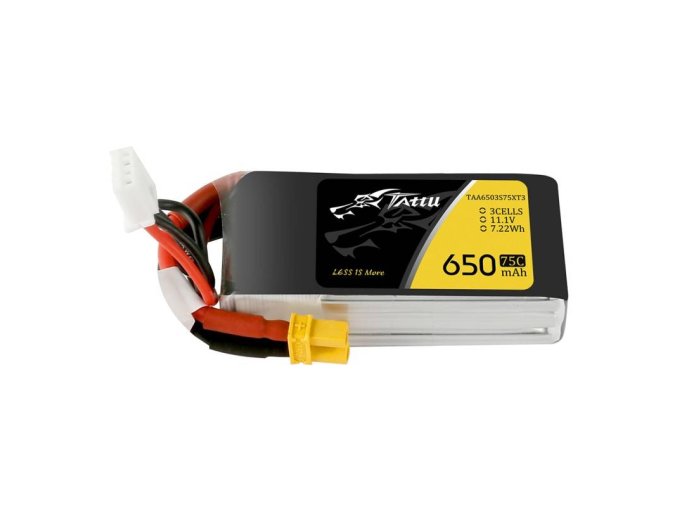 Baterie Tattu 650mAh 11,1V 75C 3S1P