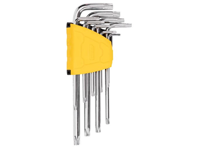 Sada šestihranných imbusových klíčů Torx 1,5-10 mm Deli Tools EDL3091 (stříbrná)
