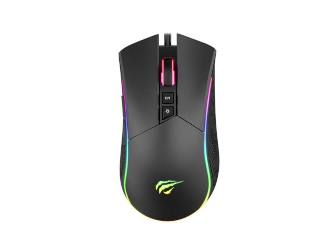 Herní myš Havit GAMENOTE MS1001S RGB 800-4800 DPI