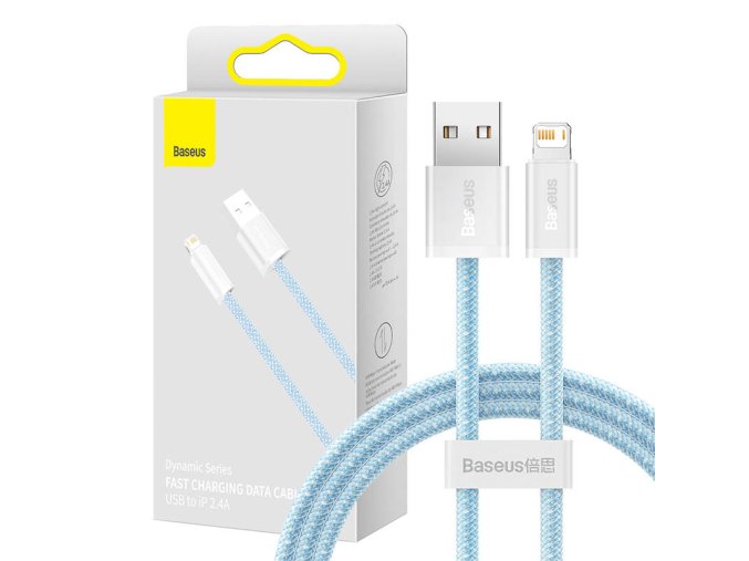 Baseus Dynamic kabel USB-Lightning, 2,4 A, 1 m (modrý)