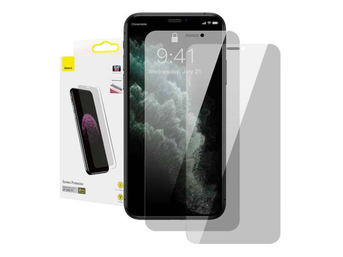 Baseus 0,3mm Screen Protector (2ks balení) pro iPhone XR/11 6,1