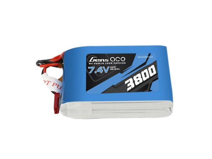 Baterie Gens Ace 3800mAh 7,4V 1C 2S1P do Taranis Q X7
