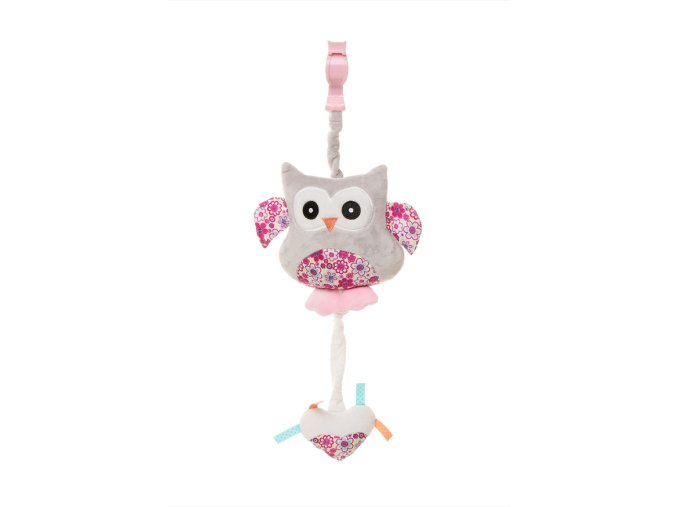 4BABY OP01 P&E Hudební hračka OWL hudební skříňka na hraní