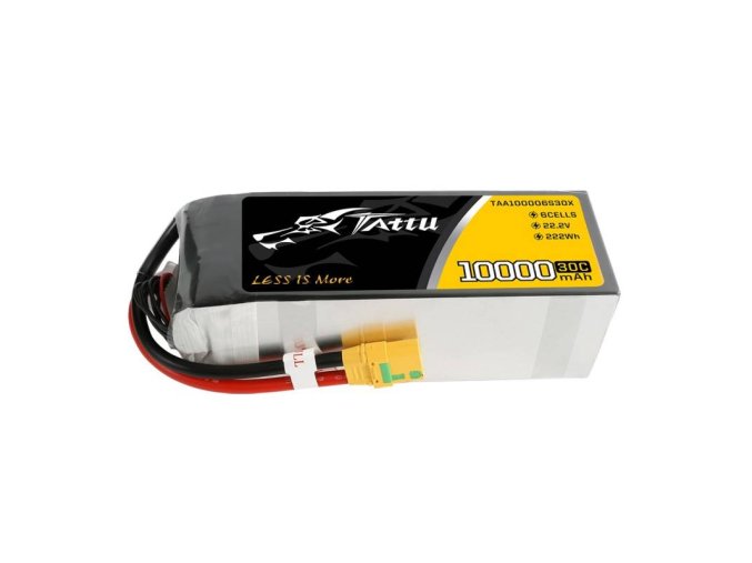 Baterie Tattu 10000mAh 22,2V 30C 6S1P XT90 Anti-spark Plug