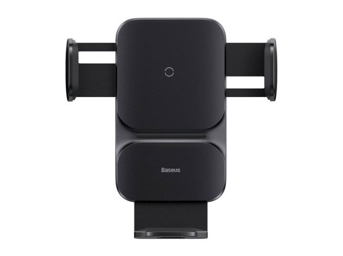 Baseus Wisdom Bezdrátové nabíjení Ventilační držák elektrického telefonu do auta (černý)
