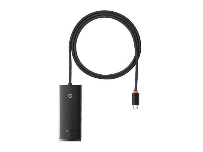 Baseus Lite Series Hub 4v1 USB-C na 4x USB 3.0 + USB-C, 1m (černý)
