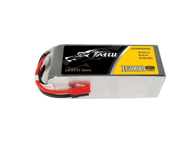 Baterie Tattu 16000mAh 22,2V 30C 6S1P LiPo AS150+XT150