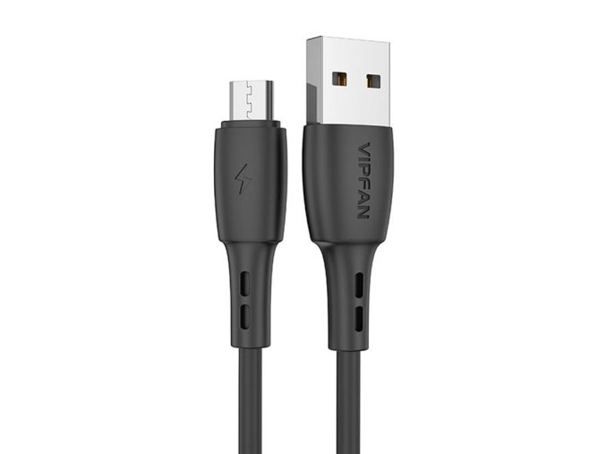 Kabel USB-Micro USB Vipfan Racing X05, 3A, 1m (černý)