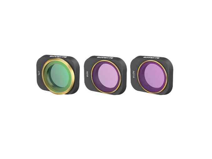 Sada 3 filtrů CPL+ND8+ND16 Sunnylife pro DJI Mini 3 Pro (MM3-FI415)