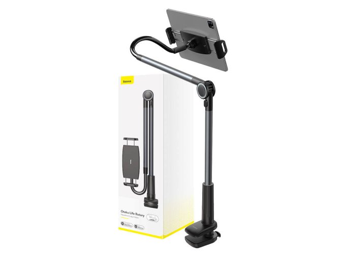 Otočný držák telefonu / tabletu Baseus Otaku Life Rotary Pro (šedý)