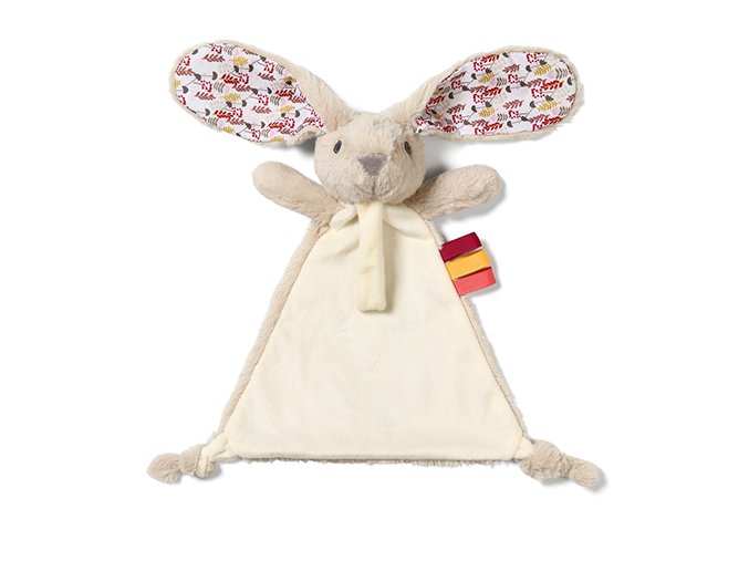 B.O.1527 RABBIT MILLY plyšová hračka s přívěskem na dudlík
