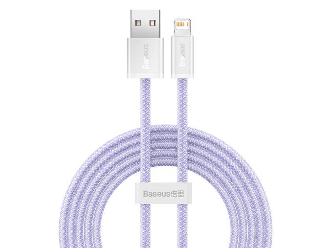 Kabel USB pro Lightning Baseus řady Dynamic 2, 2,4 A, 2 m (fialový)