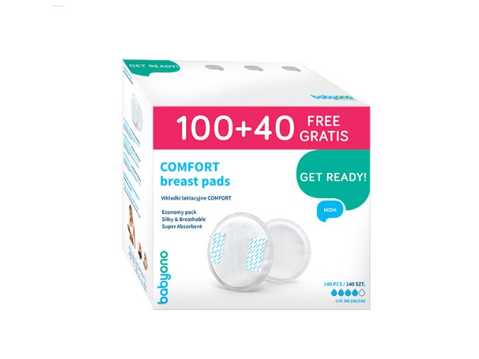 B.O.296/140 COMFORT prsní vložky 100+40 ks ZDARMA