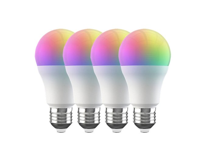 Chytré LED žárovky Wifi Broadlink LB4E27 RGB (4 kusy)