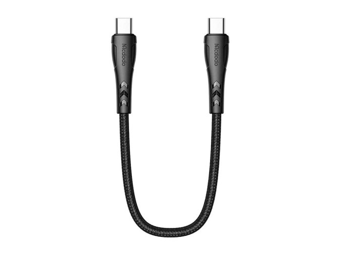 Kabel USB-C na USB-C Mcdodo CA-7640, PD 60W, 0,2 m (černý)
