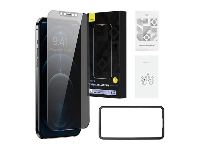 Tvrzené sklo 0,3 mm Baseus pro iPhone 12 Pro Max