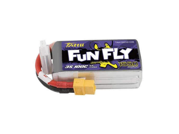 Baterie Tattu Funfly 1550mAh 11,1V 100C 3S1P