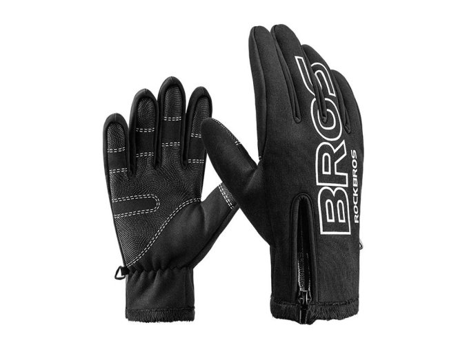 Cyklistické rukavice Rockbros S091-4BK (černé)