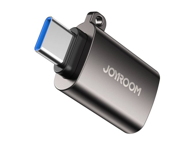 Adaptér USB samec-samice typu C Joyroom S-H151 (černý)