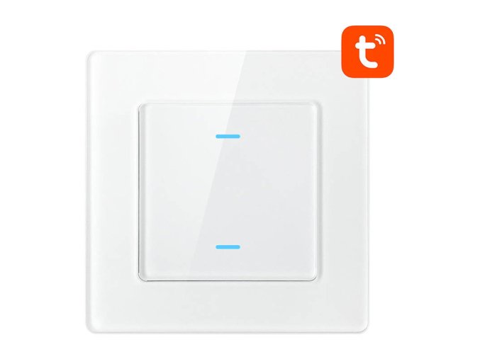 Smart Light Switch WiFi Avatto N-TS10-W2 2 Way TUYA (white)