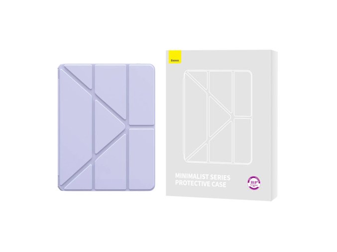 Baseus Minimalist Series ochranné pouzdro pro IPad Air 4/Air 5 10,9" (fialové)