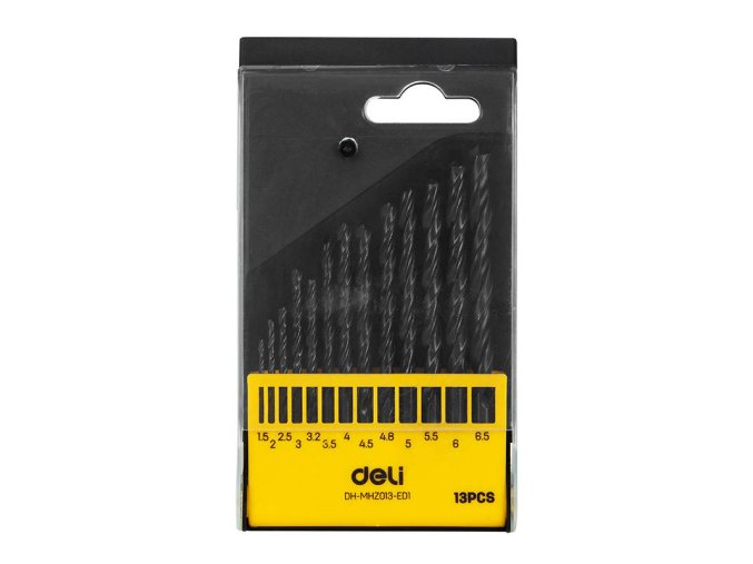 sada vrtáků hss Deli Tools EDH-MHZ013-ED1