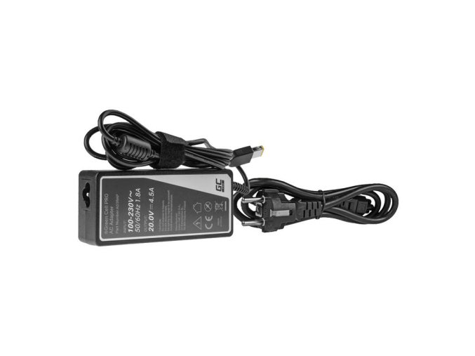 Napájecí zdroj Green Cell PRO 20V 4,5A 90W pro Lenovo G500 G500s G510 Z51-70 IdeaPad Z510 Z710 ThinkPad T440s T460p T470p