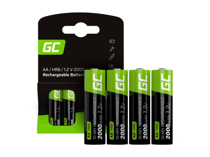 Nabíjecí baterie Green Cell Sticks 4x AA HR6 2000 mAh