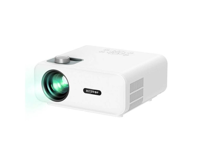LED projektor BlitzWolf BW-V5 1080p, HDMI, USB, AV (bílý)