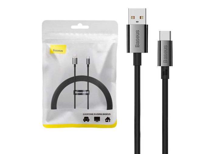 Kabel USB-C Baseus Superior 100W 1,5 m (černý)