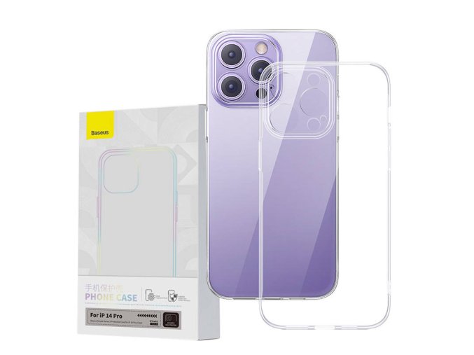Průhledné pouzdro Baseus Simple pro iPhone 14 Pro