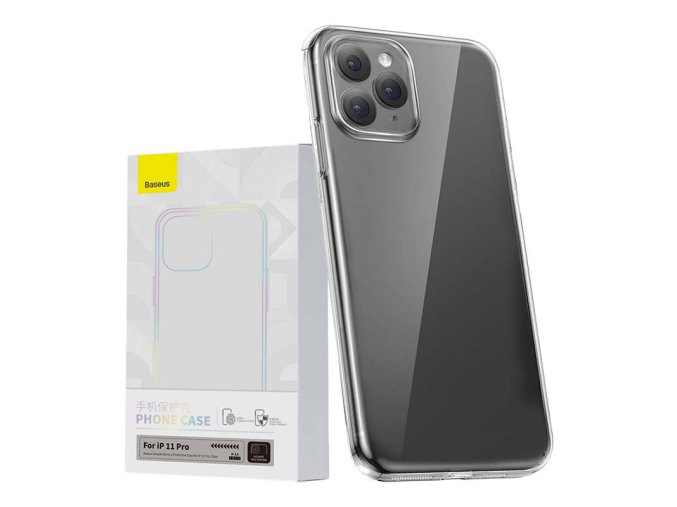Průhledné pouzdro Baseus Simple pro iPhone 11 Pro