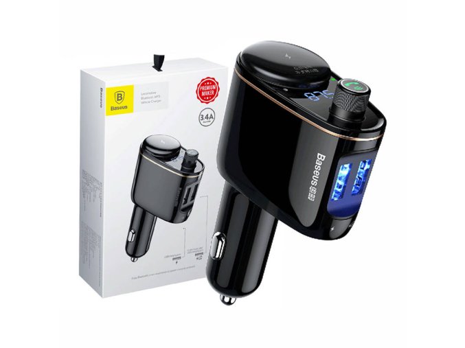 MP3 přehrávač do auta s Bluetooth Baseus S-06Black OS