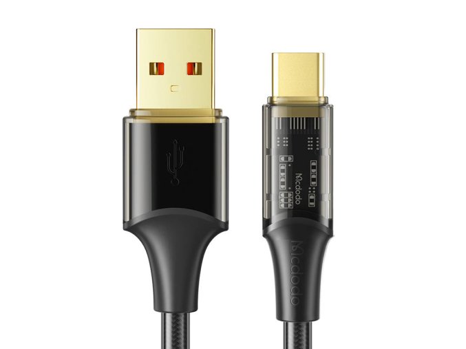 Kabel USB-C Mcdodo CA-2092 6A, 1,8 m (černý)