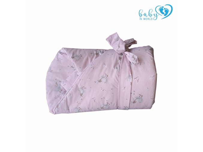BABY 002353 Bavlněný rohový kornet Gooseberry Pink