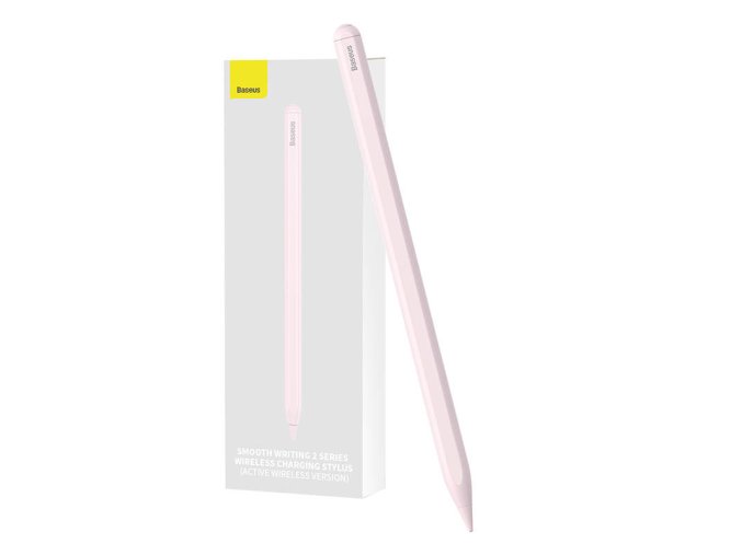 Bezdrátové nabíjení stylusu pro telefon / tablet Baseus Smooth Writing (růžový)