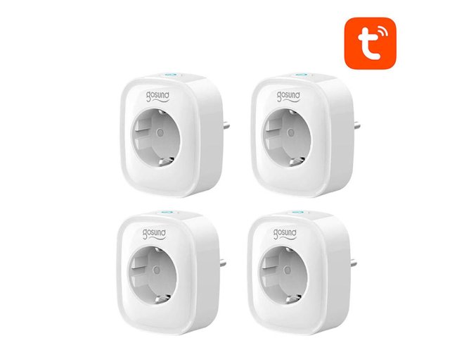 Chytrá zásuvka WiFi Gosund SP1 (4ks) Tuya