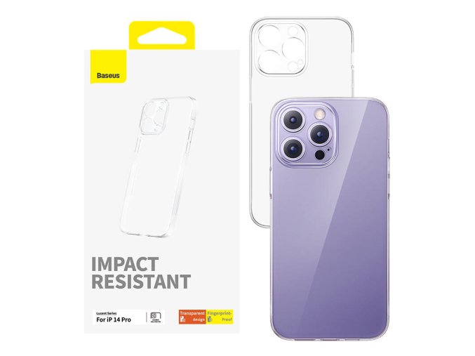 Pouzdro na telefon pro iP 14 PRO Baseus OS-Lucent Series (čiré)