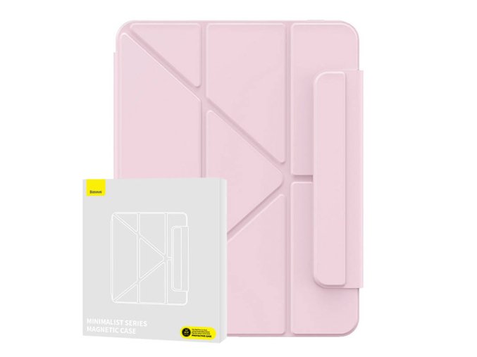 Magnetické pouzdro Baseus Minimalist pro Pad Air4/Air5 10,9″/Pad Pro 11″ (baby pink)