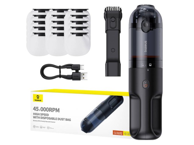Akumulátorový vysavač Baseus AP01 5000Pa (černý)