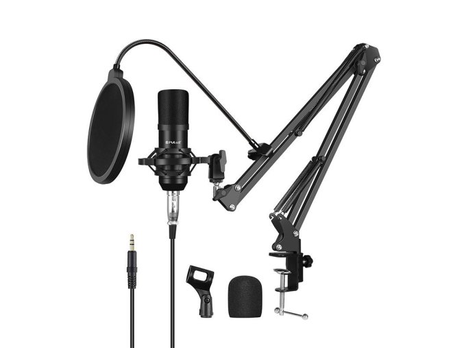 Kondenzátorový mikrofon Puluz PU612B Studio Broadcast