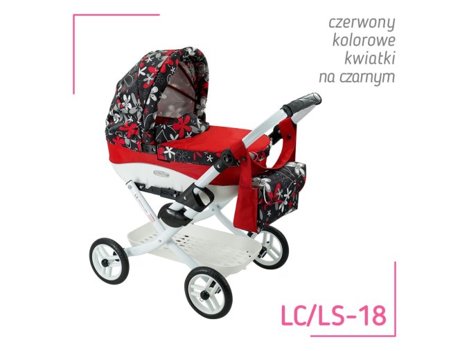 ADBOR LILY hluboký kočárek pro panenky barva 18