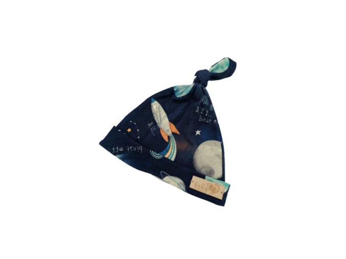 BABY 01121 Dětská šmoulí čepička Cosmos Gran 0-3m