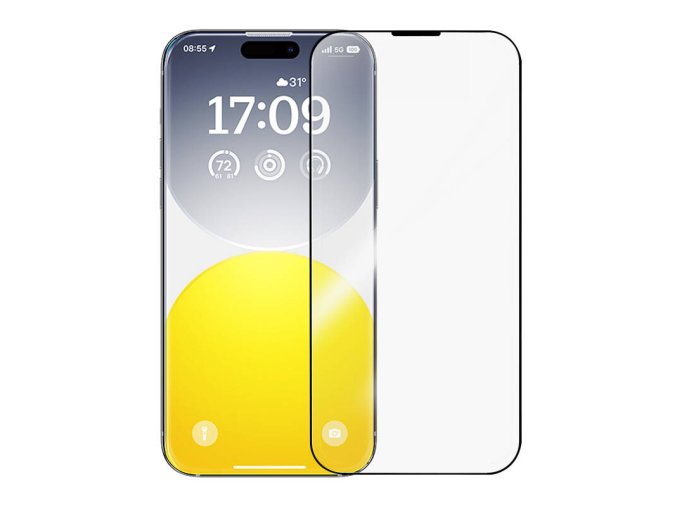 Diamantové tvrzené sklo Baseus 0,3 mm pro iPhone 15Pro