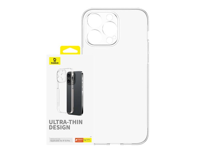 Pouzdro na telefon pro iPhone 15 Pro Baseus OS-Lucent Series (čiré)