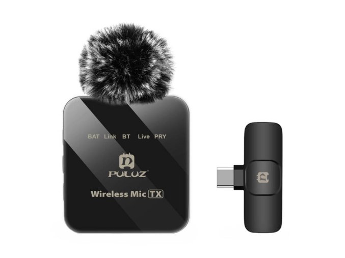 Bezdrátový lavier mikrofon PULUZ PU648B (USB-C)